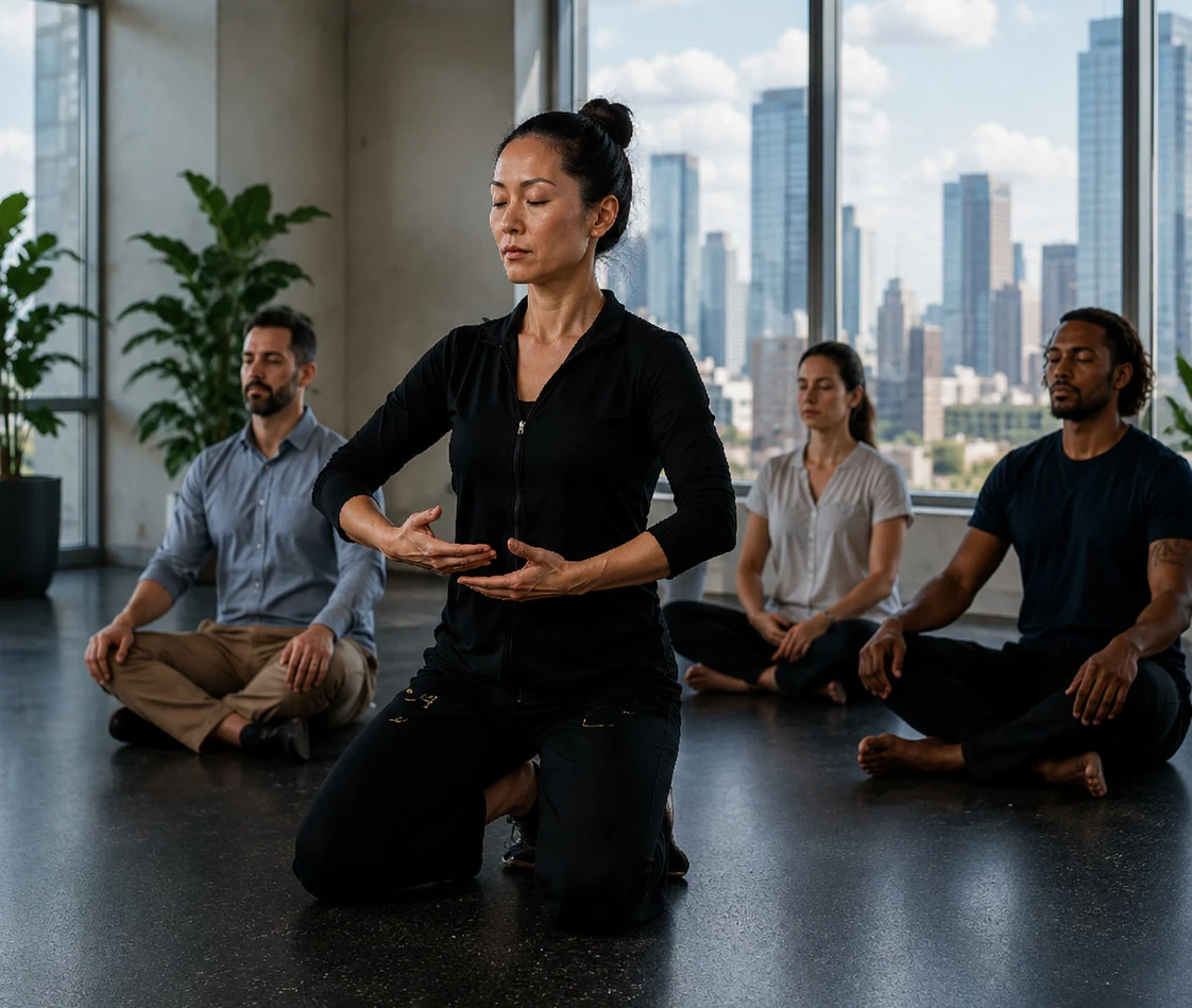 Qigong and breathwork session